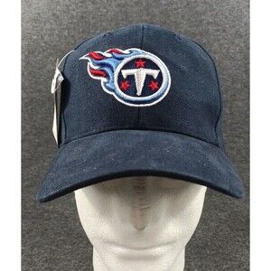 Vintage Tennessee Titans Hat Blue Strapback Embroidered NWT Official NFL